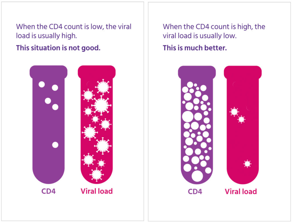 CD4 Count and Viral Load Comparison / NAM aidsmap