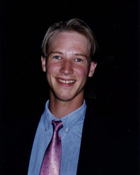 This photo of Tim was taken shortly before he pressed the fast forward button. I'm sure others will agree with me when I say how cute Tim is in the photo.